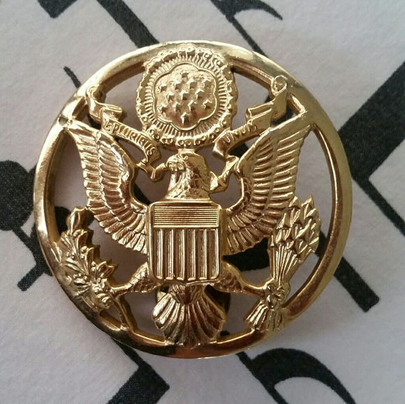 Accessories Us Military E Pluribus Unum Eagle Crest Pin Poshmark
